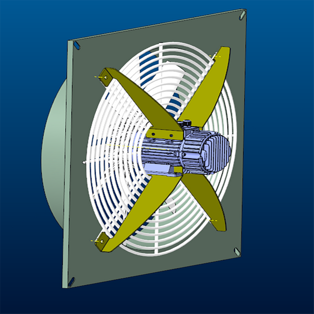 EC axial fan in data center and container cooling