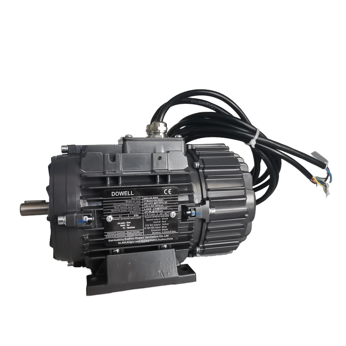 Best Custom 230VAC Single Phase EC Motor for Efficiency